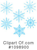 Snowflake Clipart #1098900 by Maria Bell