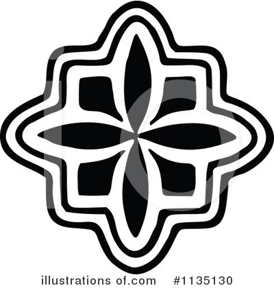 Royalty-Free (RF) Snowflake Clipart Illustration by Prawny Vintage - Stock Sample #1135130