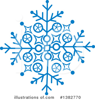 Snowflakes Clipart #1382770 by MilsiArt