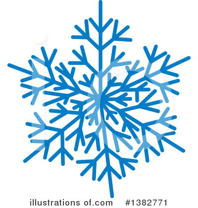 Snowflakes Clipart #1382771 by MilsiArt