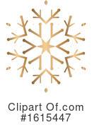 Snowflake Clipart #1615447 by KJ Pargeter
