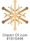 Snowflake Clipart #1615448 by KJ Pargeter