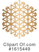 Snowflake Clipart #1615449 by KJ Pargeter
