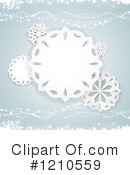 Snowflakes Clipart #1210559 by elaineitalia