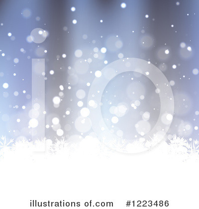 Snowflakes Clipart #1223486 by vectorace