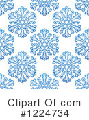 Snowflakes Clipart #1224734 by Vector Tradition SM