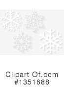Snowflakes Clipart #1351688 by dero