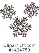 Snowflakes Clipart #1434750 by Vector Tradition SM