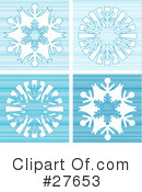 Snowflakes Clipart #27653 by KJ Pargeter