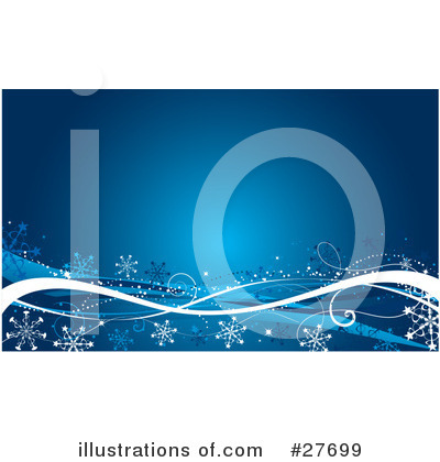 Royalty-Free (RF) Snowflakes Clipart Illustration by KJ Pargeter - Stock Sample #27699