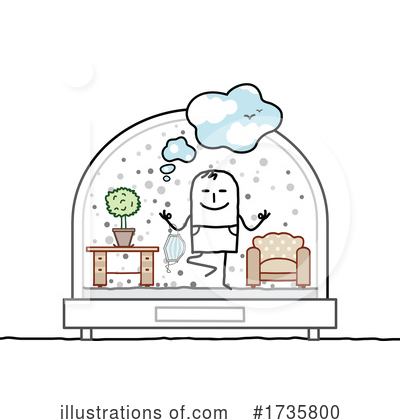 Royalty-Free (RF) Snowglobe Clipart Illustration by NL shop - Stock Sample #1735800