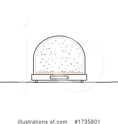 Royalty-Free (RF) Snowglobe Clipart Illustration by NL shop - Stock Sample #1735801