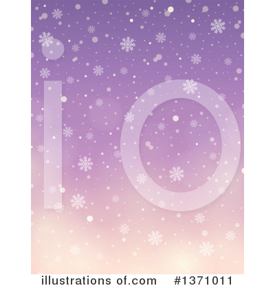 Royalty-Free (RF) Snowing Clipart Illustration by visekart - Stock Sample #1371011