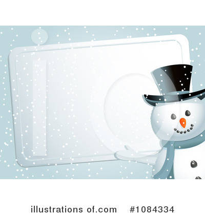 Royalty-Free (RF) Snowman Clipart Illustration by elaineitalia - Stock Sample #1084334