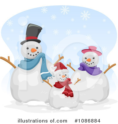 Snowing Clipart #1086884 by BNP Design Studio