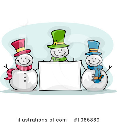 Snowman Clipart #1086889 by BNP Design Studio
