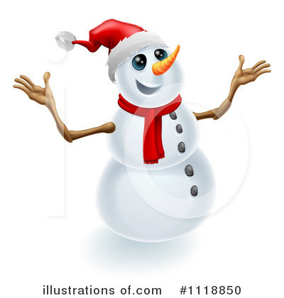 Royalty-Free (RF) Snowman Clipart Illustration by AtStockIllustration - Stock Sample #1118850