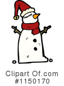 Snowman Clipart #1150170 by lineartestpilot