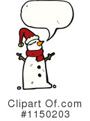 Snowman Clipart #1150203 by lineartestpilot