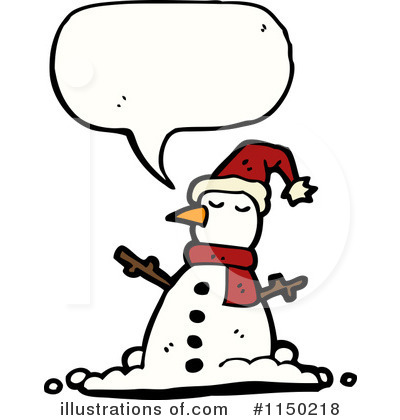 Snowman Clipart #1150218 by lineartestpilot