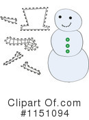 Snowman Clipart #1151094 by peachidesigns