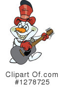 Snowman Clipart #1278725 by Dennis Holmes Designs