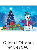 Snowman Clipart #1347346 by visekart