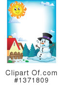 Snowman Clipart #1371809 by visekart