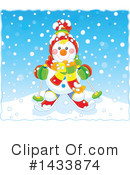 Snowman Clipart #1433874 by Alex Bannykh