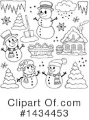 Snowman Clipart #1434453 by visekart