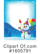 Snowman Clipart #1605791 by visekart