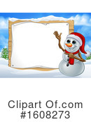 Snowman Clipart #1608273 by AtStockIllustration