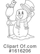 Snowman Clipart #1616206 by visekart