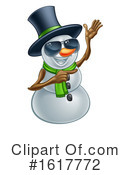 Snowman Clipart #1617772 by AtStockIllustration