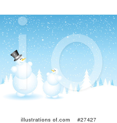 Snowman Clipart #27427 by KJ Pargeter