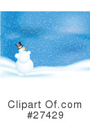 Snowman Clipart #27429 by KJ Pargeter