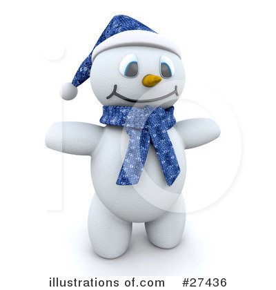 Snowman Clipart #27436 by KJ Pargeter