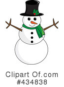 Snowman Clipart #434838 by Pams Clipart