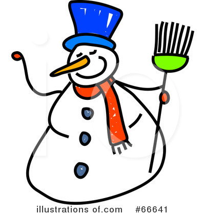 Royalty-Free (RF) Snowman Clipart Illustration by Prawny - Stock Sample #66641