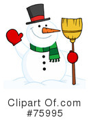 Snowman Clipart #75995 by Hit Toon