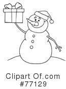 Snowman Clipart #77129 by Hit Toon