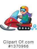 Snowmobile Clipart #1370966 by visekart