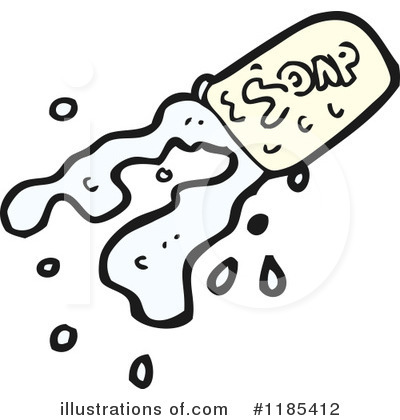 Royalty-Free (RF) Soap Clipart Illustration by lineartestpilot - Stock Sample #1185412
