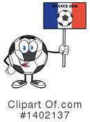 Soccer Ball Character Clipart #1402137 by Hit Toon