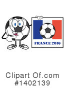 Soccer Ball Character Clipart #1402139 by Hit Toon