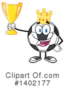 Soccer Ball Character Clipart #1402177 by Hit Toon