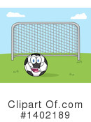 Soccer Ball Character Clipart #1402189 by Hit Toon