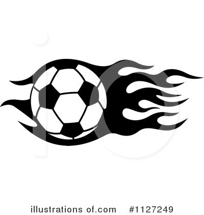 Royalty-Free (RF) Soccer Ball Clipart Illustration by Vector Tradition SM - Stock Sample #1127249
