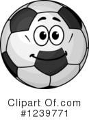 Soccer Ball Clipart #1239771 by Vector Tradition SM