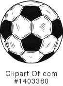 Soccer Ball Clipart #1403380 by Vector Tradition SM